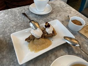 Apple crumble at Redemption - Chepstow in West London