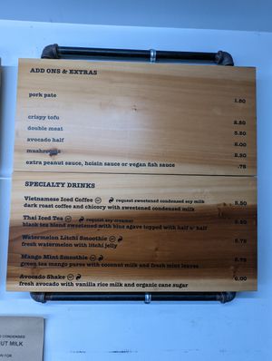 Drinks & extras at Dinosaurs - Boardman Pl in San Francisco