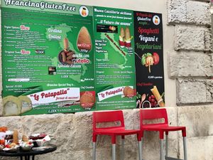 Vegan Sicilian street food!  at Arancinaglutenfree in Siracusa