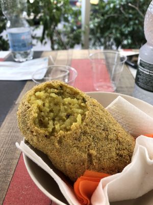 al pistacchio   at Arancinaglutenfree in Siracusa