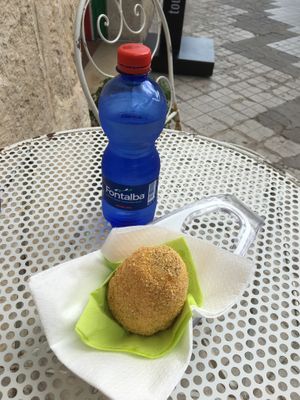 Hot and fresh! at Arancinaglutenfree in Siracusa