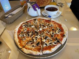 Vegane Funghi Pizza  at Pizzeria Fernando in Kolobrzeg