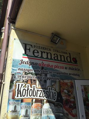 Fernando at Pizzeria Fernando in Kolobrzeg
