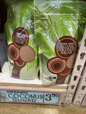 Coconut sugar at Trader Joe's - Nob Hill in San Francisco