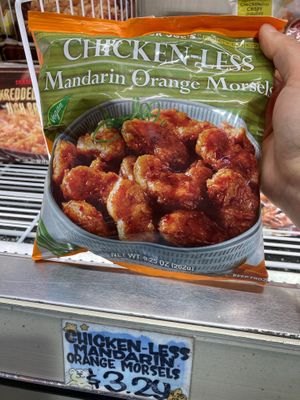 Orange chicken at Trader Joe's - Nob Hill in San Francisco