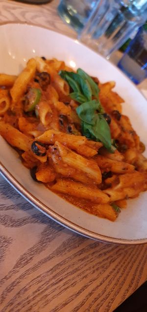 Penne arriabata was great too at Gio's in Crewe