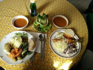 So yummy food!!!  at Kafe Helsa pa in Ystad