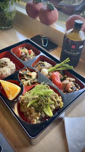 Bento Burdock and Dill  at Tama Organic Life in Vancouver