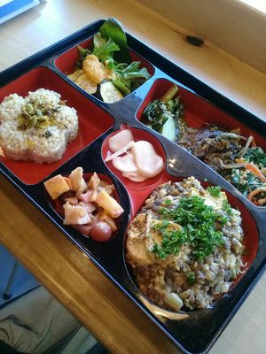 Bento at Tama Organic Life in Vancouver