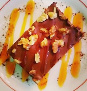 Sweet potato Brownie at Casse-Noisette in Le Havre