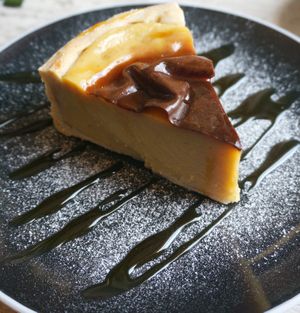 Parisian Flan at Casse-Noisette in Le Havre