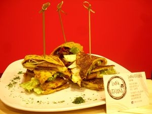 A 100% vegan restaurant and pub offering burgers, vegan cheeses and cold cuts, some revisited Italian dishes and some raw options. Price: Moderate. at LuNa Vegana in Salerno