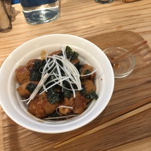 Teriyaki Chicken Rice Bowl at Veganic To Go in Tokyo