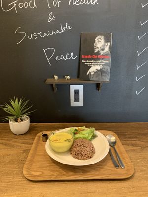 I ate yellow carry. at Veganic To Go in Tokyo