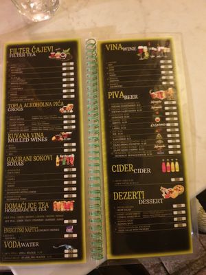 Menu 6 (10.11.20) at Wake Up Juice Bar in Novi Sad