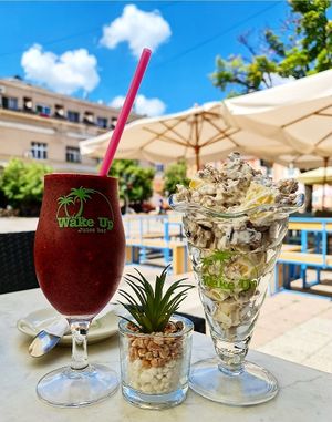 Age Stop 🫐🍇 at Wake Up Juice Bar in Novi Sad