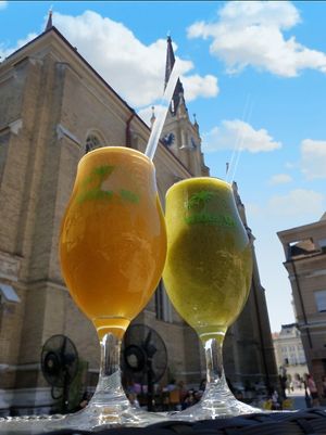 Healthy life 🧡💚 at Wake Up Juice Bar in Novi Sad