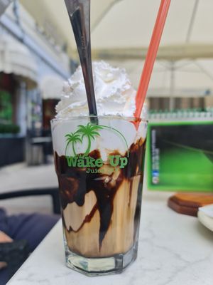 Ice coffee😊 at Wake Up Juice Bar in Novi Sad