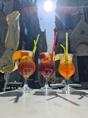 Home made ice tea at Wake Up Juice Bar in Novi Sad