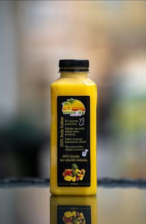 Tropicana 0.5😄 at Wake Up Juice Bar in Novi Sad