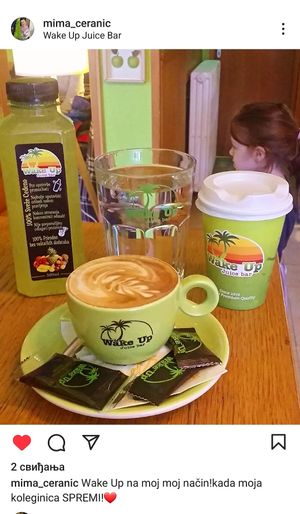My time for enjoy :) at Wake Up Juice Bar in Novi Sad