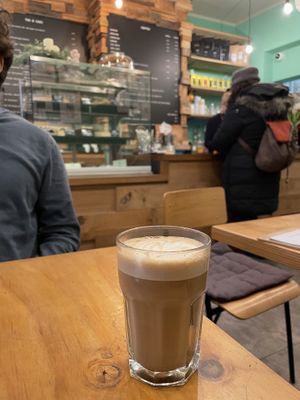 Chai Latte  #Veganuary at Woodrich in Darmstadt