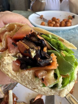 Veggie wrap!  at CJ's on the Bay in Marco Island