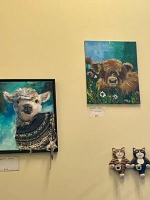 Fun decor at Fat Cats in Austin