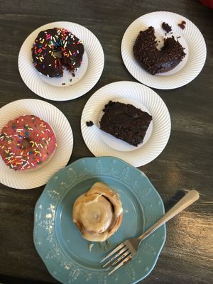 Forgot to take pic before tasting haha at Fat Cats in Austin