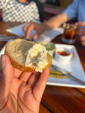 Vegan cheese plate   at Salt of the Earth in Fennville
