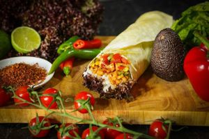 VEGAN BURRITO by Bensel & Gretels at Bensel & Gretels in Rostock