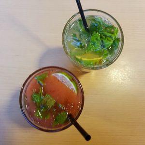 Mocktails at Old School Vegetarian Restaurant in South West London