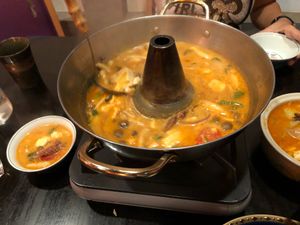 Tom yum soup at Thanyaporn in Takayama