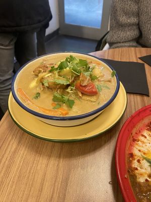 Laksa  at Thai Veggie Hutt in Hobart