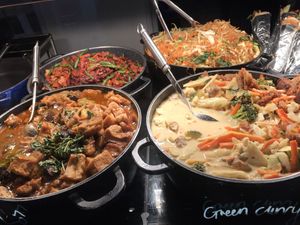 Options change daily  at Thai Veggie Hutt in Hobart