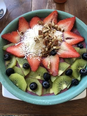 Berry bowl   at Bio-Organicos in Playa Del Carmen