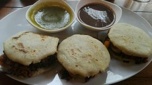 gorditas at Bio-Organicos in Playa Del Carmen