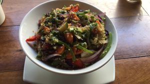 Quinoa bowl  at Bio-Organicos in Playa Del Carmen