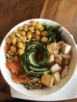 Mochi mochi bowl at Bio-Organicos in Playa Del Carmen