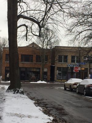Free parking on street at Grindhaus Cafe in Buffalo
