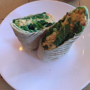 No-tuna Salad Wrap at Grindhaus Cafe in Buffalo