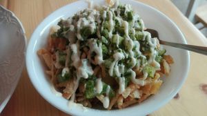 Lentil rice salad - surprisingly delicious taste!! at Grindhaus Cafe in Buffalo