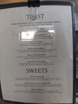 Menu at Grindhaus Cafe in Buffalo