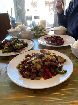 food was pleasantly hot.  at China Garden  in Rye