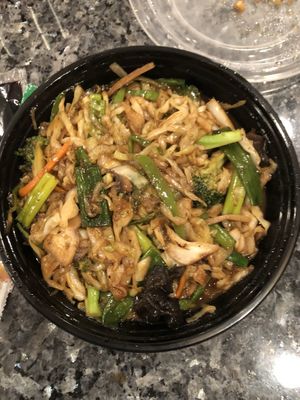 Vegetable mushu at China Garden  in Rye