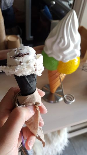 mini ice-cream cone at Einzig in Bad Vilbel