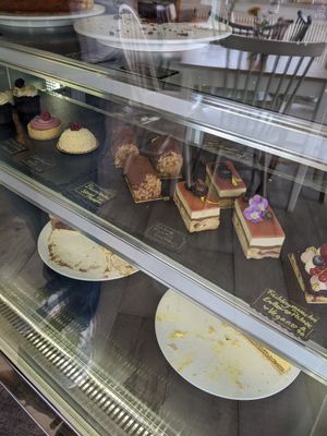 selection of cakes at Einzig in Bad Vilbel
