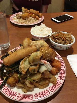 All vegan buffet plate 3/3 at Tsing Tao in Boulder