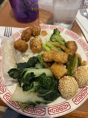 Sampling of buffet  at Tsing Tao in Boulder