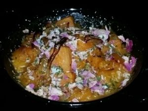 pumpkin curry at Mosaic in Swansea